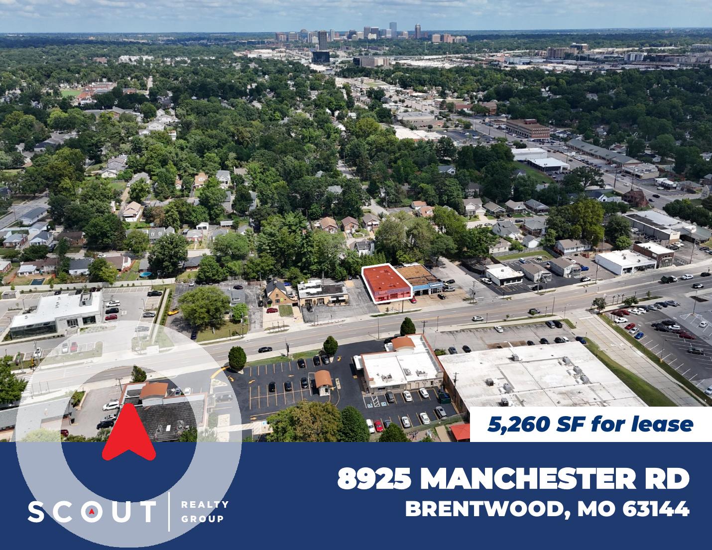 8925 Manchester Rd, Brentwood, MO - 5,260 SF for lease